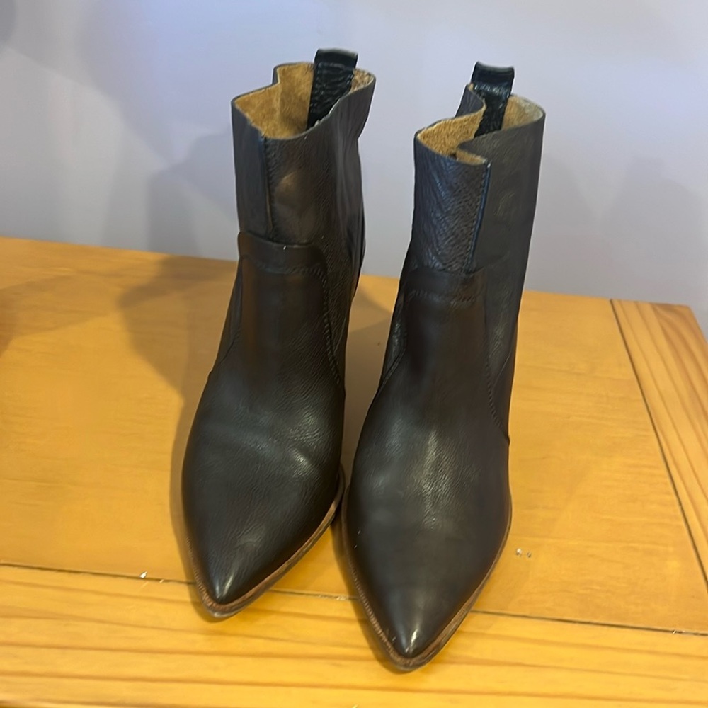 Boss Orange - Authenticated Boots - Leather Dark Brown for Women, Good Condition